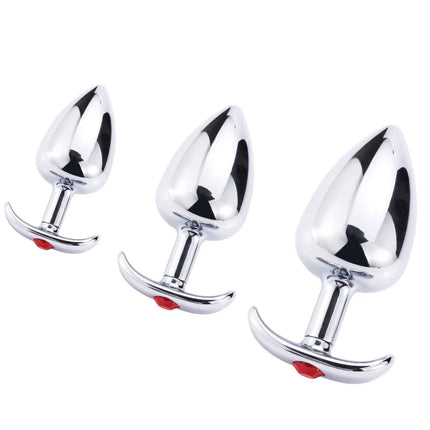 Metal Outdoor Anal Plug Stainless Steels Anchor Base Butt Plug Prostate Massager Anal Masturbator Dildos Adult Sex Toys