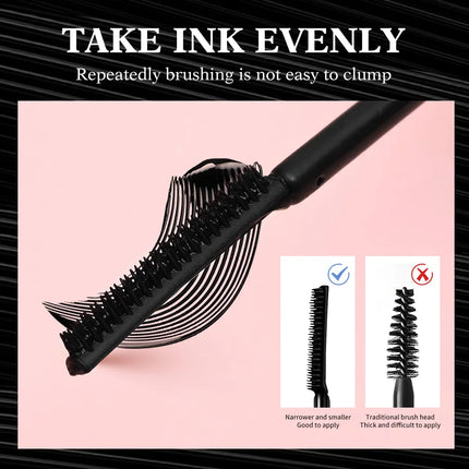 Eyelashes Lengthening 4D Mascara - Lengthening, Thickening, Waterproof, Sweat-Resistant, Silky Lash,Non-Smudging, Easy to Remove