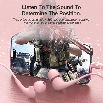 USB Type C Wired Headphone 3.5mm Stereo Music In-Ear Earphones With Wire Control Mic Sleeping Earplugs For Samsung iPhone Xiaomi