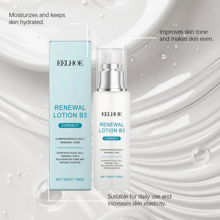 Eelhoe Niacinamide Facial Moisturizing Lotion Keep Nourishing Dry Firming Treatment Fade Fine Lines Shrink Pores Face Care Cream
