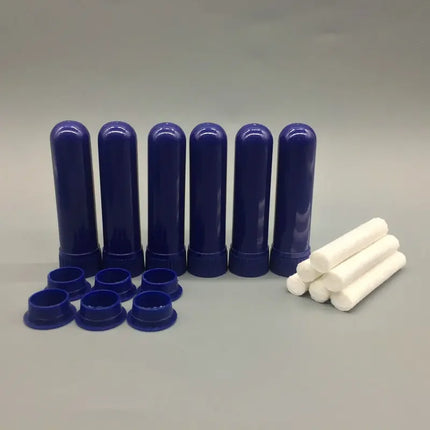 100sets Empty Nasal Inhaler Tubes White Inhaler Stick for Essential Oil Aromatherapy Blank Nasal Inhalers for Essential Oils
