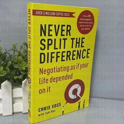 Never Split The Difference By Chris Voss Books In English for Adults Negotiations Emotional Intelligence New Listing books book