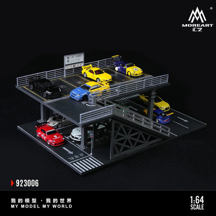 TimeMicro+MoreArt 1:64 Steel Frame Platform Stereoscopic Parking Space Scene Model
