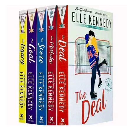 1 book Off Campus vol.1/2/3/4/5 by Elle Kennedy The Deal/The Mistake/The Score/The Goal/The Legacy/ College Hockey Romance Novel