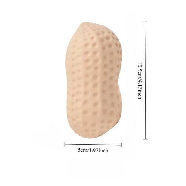 Simulated Peanut Squeeze Toy Squishy Slow ReRebound Fidget Toy Relieves Pressure Anxiety Peanut Decompression Toy Friends Gift