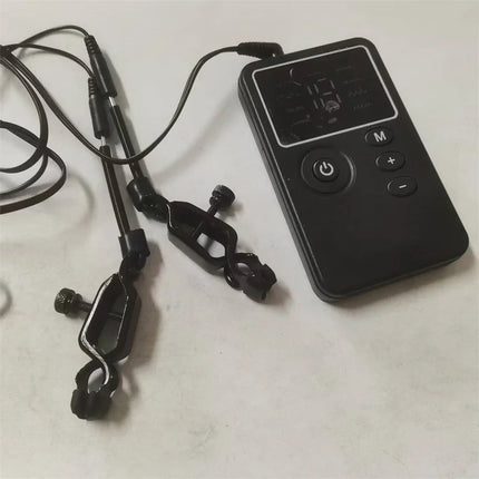 Metal Nipples Clips Labium Clamps Clitoris Stimulation 8 Modes Electric Shock Sex Toys for Women Men Couples Flirting Games