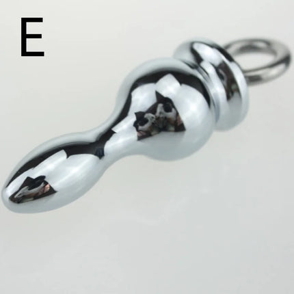 Exotic Accessories Metal Anal Plug With Pull Ring Adult Sex Products Anus Dilator Ass Stuff Tail Bdsm Erotic Games Novel Toys