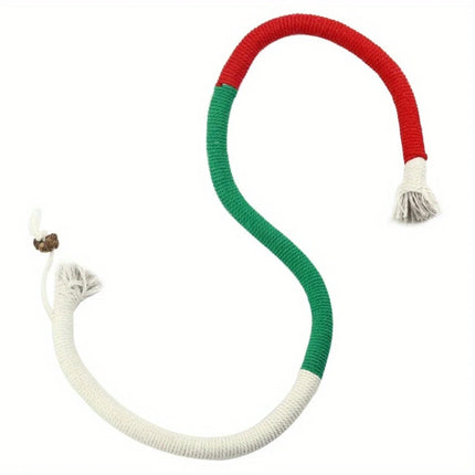 Cotton Cat Chew Toy for Teeth Cleaning Catnip Rope Toys for Indoor Cats Nibbling Exercise Interactive Cat Nip Teething Toys