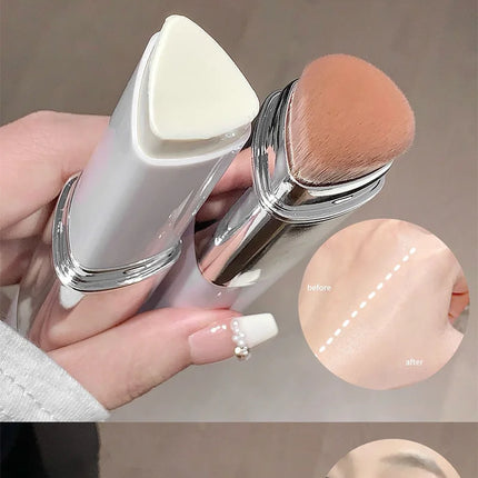 Lazy foundation stick, moisturizing and natural concealer makeup,matte makeup base,rare beauty,Keep makeup and sweat