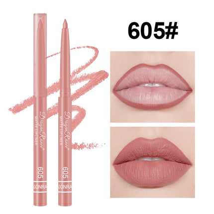 Lip Liner to Outline the Lip Shape, Novice-Friendly, Natural and Delicate, Pouty Lip Pencil, Waterproof, Matte, Nude Color Lip Liner