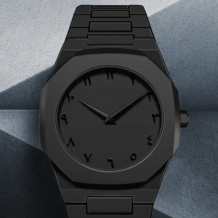 Men's Casual Lightweight Sports Business Watch Minimalist Design Plastic Strap Quartz Wristwatch