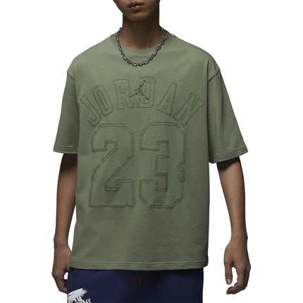 Nike Official Genuine Jordan Men's Printed Simple Daily Soft Short Sleeve T-Shirt HJ6542-386