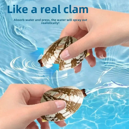 5/10PCSMini Water Spraying Clam Shell Toy for Boys - Simulated Water Gun Prank Toy Summer Outdoor Play Children's Shell Game