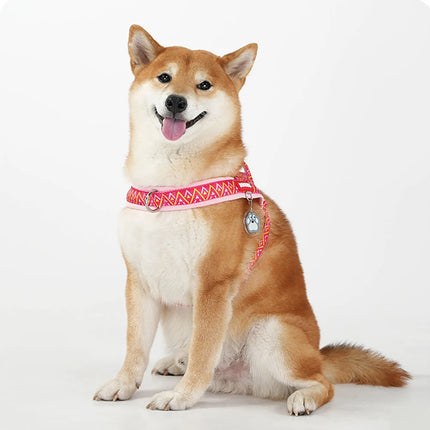 Dog Harness Fashion Printed Saddle, Soft Adjustable No-pull Padded  Vest with Handle for pet all  Breeds