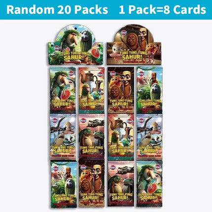 NEW Italian Brainrot Album Cards Tun Tung Sahur Card Tralalero Tralala Italy Collection Flashcards Birthday Christmas Toy Gifts