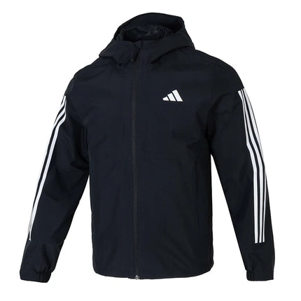 Adidas Men's Woven Hooded Jacket - Windproof Training Running / Adidas Men's Woven Hooded Jacket - Windproof Training Running