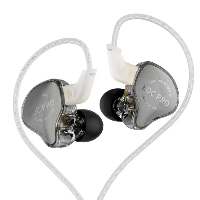 KZ EDC Pro Headset Dynamic In-Ear Monitor HiFi Wired Headphone Bass Stereo Game Music Earbuds Sports Noise Reduction earphone