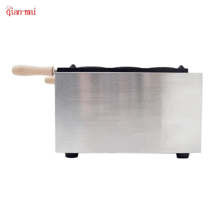 Commercial 4 in 1 Banana Egg Gold Coin Ball Bubble Waffle Machine Korean Bread Baking Machine Won Cute Face Smile Waffle Maker