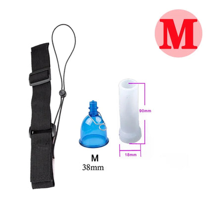 Penis Pump Extender Enlargement Belt Sleeve Vacuum Cup Hanger Set Sex Toys for Men Penile Enhancer Stretcher Bigger Tension Kit