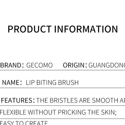 GECOMO Round Head Lip Brush Lipstick Coloring Smudge Brush Concealer Brush Lip Makeup Brush Multi-function Beauty Tool