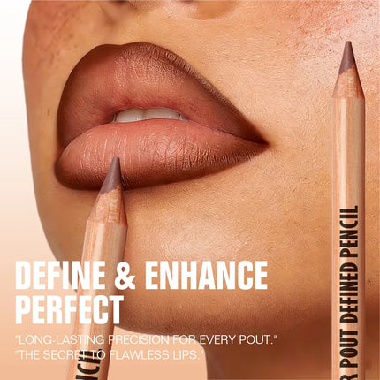 This matte, waterproof lip liner is long-lasting and non-fading, easy to apply, and perfect for beginners.