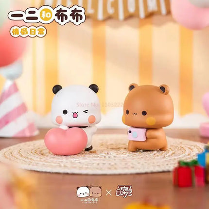 Genuine Yier And Bubu Daily Life Series Blind Box Kawaii Bubu Dudu Figure Desk Decor Ornament Surprise Box Birthday Gift