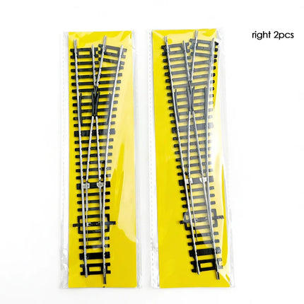 Ho Scale 1/87 Model Train Track Nickel-chromium Material Electrical Powered Simulated Track Model Straight Curved Turnout Rails
