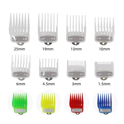 Universal Clipper Guard Hair Clipper Limit Comb Guide Attachment 1.5/3/4.5/6/10/13/19/25mm Hair Trimmers Electric Clipper