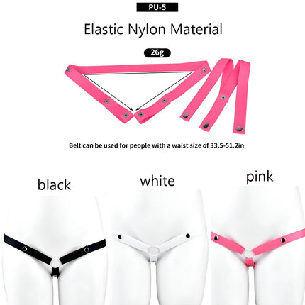 FRKO Elastic Auxiliary Chastity Cage Belt Adjustable Uderwear Rope Chastity Device Sex Toys Accessory Men Gay Bdsm пояс верности