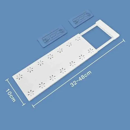 Home Wardrobe Storage Kitchen Bathroom Shelf Dormitory Dividers Expandable Divider Punch-Free Retractable Storage Layers Board