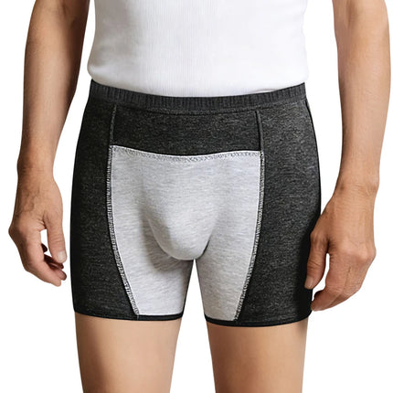 Incontinence Briefs Men's Boxer Briefs Leak Proof Boxers Man Plus Size Underwear Boxer Male Breathable Men's Panties Set Shorts
