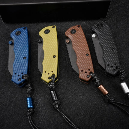 High-Quality BM 290 Outdoor Folding Knife D2 Steel Blade with Nylon Fiber Handle Camping Fishing Hiking Multi-Functional Tool