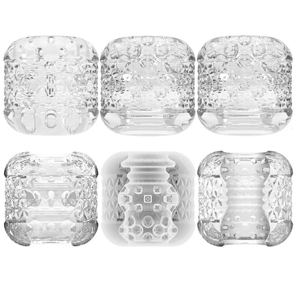 Male Masturbator Soft Pussy Penis Sleeve Sex Toys Transparent Crystal Vagina Adult Goods for Men Textured Tunnel Pocket Pussy
