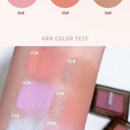 Daimanpu Ice Night Cube Blush Balm — Skin-Tone Enhancing, Matte Nude Finish, Long-Wearing, Girlie Appeal
