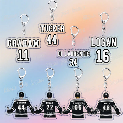 Classic TV Show Off Campus Keychains Elle Kennedy Briar U Garrett Graham Hockey Keyring Jewelry Fans Friends Gifts