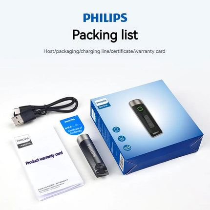 PHILIPS NEW SFL1121 EDC Flashlight LED Rechargeable Mini EDC Keychain Flashlights Camping Lamp For Hiking Self Defense