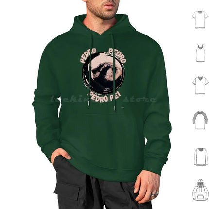 Pedro Dancing Rave Raccoon Hoodies Long Sleeve Pedro Pedro Pe Racoon Raccoon Cute Meme Rave Rave Racoon Viral Jaxomy