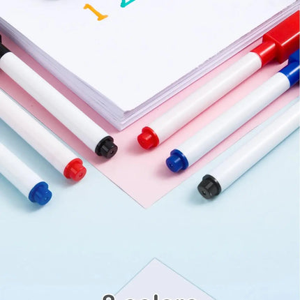 8 Color Magnetic Erasable Whiteboard Pen Color Options Numbering Stationery Office Teaching Supplies For Student Blackboard Note