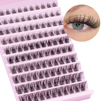 Lash Clusters 8-16mm 3D Cluster Lashes Natural Look Soft Mix Length DIY Eyelash Extension Volume Individual Lashes