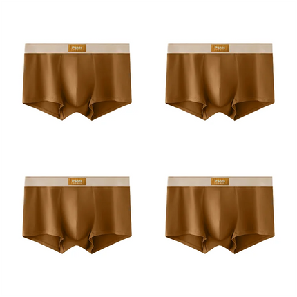 4 pcs Men Underwear Cotton BoxerShorts Hombre Panties Man Breathable Underpants Sexy Sports Comfort Male Boxers Large Size L-7XL