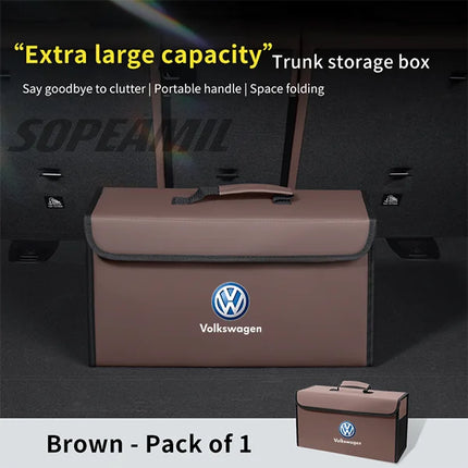 Volkswagen GTI Golf Arteon Tiguan Touareg Passat Polo Scirocco Jeeta CC Polo Car Trunk Storage Box Foldable Stowing Tidying Bag