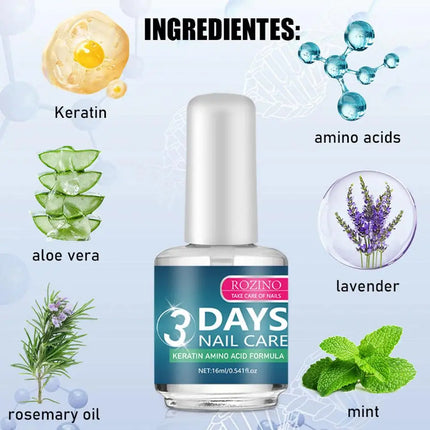 3 Days Nail Care Primer Acid Free Natural Nail Prep for Acrylic and UV Gel Nail Polish Fast Dry Superior Bonding Set