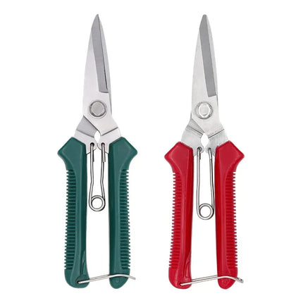1pc Pruning Scissors, Garden Orchard Fruit Picking Special Branch Scissors, Non Slip Handle, Home Gardening Tools