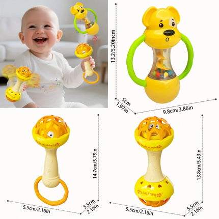 Hand cranked interactive sensory toy，promoting hearing development, ideal gift for on birthdays or Halloween Christmas