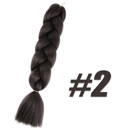 Wigundle Box Jumbo Kanekalon Braiding Hair Pre Stretched Synthetic Crochet Hair Braids Hair Extensions Accessories For Girls