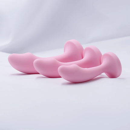 Unisex Silicone Anal Plug 3 Sizes with Crystal Base Safe Design for Women And Men Adult Sex Toy Dildo
