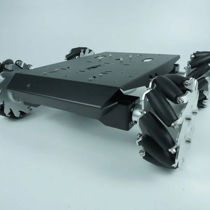 50Kg Load RC Tank Heavy Duty Mecanum Wheel Omnidirectional Robot 12V/24V Motor Metal Chassis for Research Programmable Robot