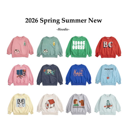 Spring Summer BC New Children's Hoodies with Cartoon Patterns Comfortable Versatile Fashionable and Vibrant Children's Clothing