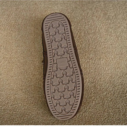 Suede Retro Lace Up Casual Flat Shoes Women Comfort Shallow Autumn Footwear Female Brown Genuine Leather Ballet Sneakers Women