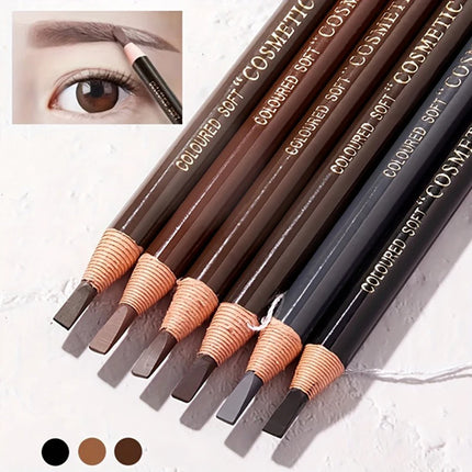 3pcs/1pc HENGSI Waterproof Sweat Resistant Eyebrow Pens, Anti Smudge, Durable, Not Easy to Fade, Multi Color Cosmetic Pens
